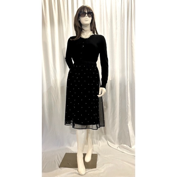 The Maison Jules Pearl Midi Tulle Skirt NWT - Picture 2 of 3